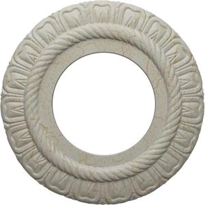 imageEkena Millwork CM09CL Claremont Ceiling Medallion 9quotOD x 4 12quotID x 12quotP Factory PrimedPot of Cream Crackle Flat Finish