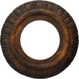 imageEkena Millwork CM09CL Claremont Ceiling Medallion 9quotOD x 4 12quotID x 12quotP Factory PrimedRust Metallic Series