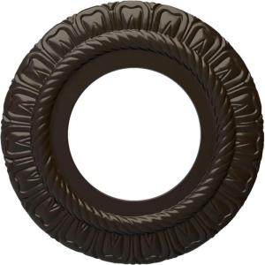 imageEkena Millwork CM09CL Claremont Ceiling Medallion 9quotOD x 4 12quotID x 12quotP Factory PrimedStone Hearth Flat Finish