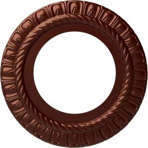 imageEkena Millwork CM10CL Claremont Ceiling Medallion 10 58quotOD x 5 34quotID x 12quotP Factory PrimedHandPainted Antique Copper