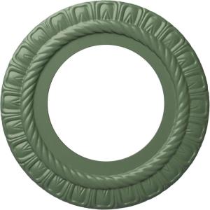 imageEkena Millwork CM10CL Claremont Ceiling Medallion 10 58quotOD x 5 34quotID x 12quotP Factory PrimedHandPainted Athenian Green