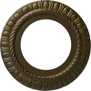 imageEkena Millwork CM10CL Claremont Ceiling Medallion 10 58quotOD x 5 34quotID x 12quotP Factory PrimedHandPainted Brass