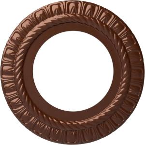 imageEkena Millwork CM10CL Claremont Ceiling Medallion 10 58quotOD x 5 34quotID x 12quotP Factory PrimedHandPainted Copper Penny