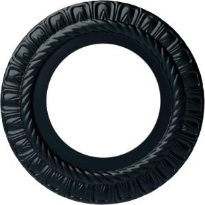 imageEkena Millwork CM10CL Claremont Ceiling Medallion 10 58quotOD x 5 34quotID x 12quotP Factory PrimedHandPainted Night Shade