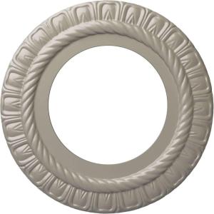 imageEkena Millwork CM10CL Claremont Ceiling Medallion 10 58quotOD x 5 34quotID x 12quotP Factory PrimedHandPainted Pearl White