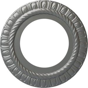 imageEkena Millwork CM10CL Claremont Ceiling Medallion 10 58quotOD x 5 34quotID x 12quotP Factory PrimedHandPainted Silver