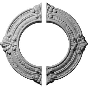imageEkena Millwork CM11BN2 11 18quotOD x 6 18quotID x 58quotP Benson Ceiling Medallion Fits Canopies up to 618quot 2 PieceSplit