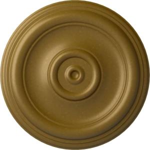 imageEkena Millwork CM12TR Traditional Ceiling Medallion Fits Canopies up to 2 34quot12quotOD x 1quotP Primed 1 eachGold Rush Metallic Series