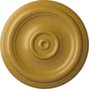imageEkena Millwork CM12TR Traditional Ceiling Medallion Fits Canopies up to 2 34quot12quotOD x 1quotP Primed 1 eachIridescent Gold Metallic Series