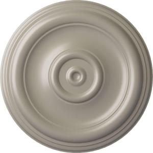 imageEkena Millwork CM12TR Traditional Ceiling Medallion Fits Canopies up to 2 34quot12quotOD x 1quotP Primed 1 eachPearl White Metallic Series