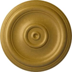 imageEkena Millwork CM12TR Traditional Ceiling Medallion Fits Canopies up to 2 34quot12quotOD x 1quotP Primed 1 eachPharaohs Gold Metallic Series
