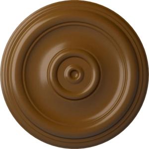 imageEkena Millwork CM12TR Traditional Ceiling Medallion Fits Canopies up to 2 34quot12quotOD x 1quotP Primed 1 eachSmokey Topaz Flat Finish