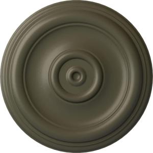 imageEkena Millwork CM12TR Traditional Ceiling Medallion Fits Canopies up to 2 34quot12quotOD x 1quotP Primed 1 eachWitch Hazel Flat Finish