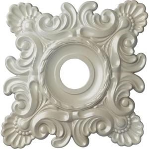 imageEkena Millwork CM18CR Crawley Ceiling Medallion 18quotW x 18quotH x 3 14quotID x 1 12quotP Factory PrimedFlash Blue Metallic Series