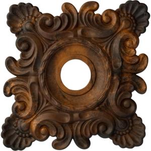 imageEkena Millwork CM18CR Crawley Ceiling Medallion 18quotW x 18quotH x 3 14quotID x 1 12quotP Factory PrimedRust Metallic Series