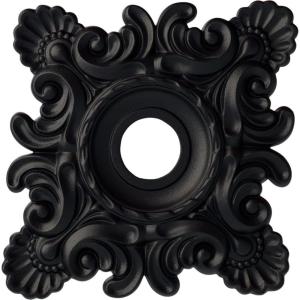 imageEkena Millwork CM18CR Crawley Ceiling Medallion 18quotW x 18quotH x 3 14quotID x 1 12quotP Factory PrimedSteel Gray Metallic Series