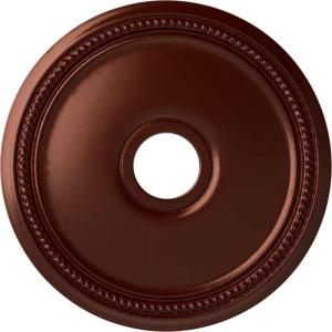 imageEkena Millwork CM18DI Diane Ceiling Medallion 18quotOD x 3 58quotID x 1 18quotP Fits Canopies up to 5 38quot Factory PrimedAntique Copper Metallic Series