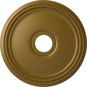 imageEkena Millwork CM18DI Diane Ceiling Medallion 18quotOD x 3 58quotID x 1 18quotP Fits Canopies up to 5 38quot Factory PrimedGold Rush Metallic Series