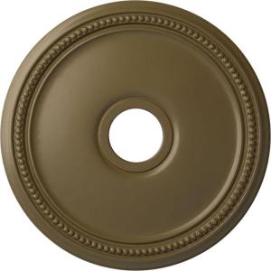 imageEkena Millwork CM18DI Diane Ceiling Medallion 18quotOD x 3 58quotID x 1 18quotP Fits Canopies up to 5 38quot Factory PrimedMississippi Mud Flat Finish