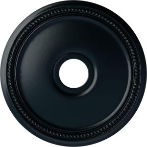 imageEkena Millwork CM18DI Diane Ceiling Medallion 18quotOD x 3 58quotID x 1 18quotP Fits Canopies up to 5 38quot Factory PrimedNight Shade Flat Finish