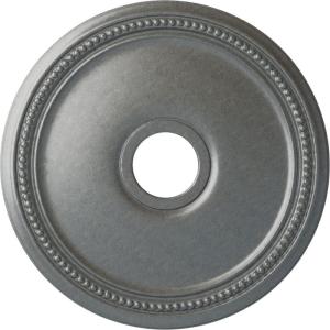 imageEkena Millwork CM18DI Diane Ceiling Medallion 18quotOD x 3 58quotID x 1 18quotP Fits Canopies up to 5 38quot Factory PrimedPlatinum Metallic Series