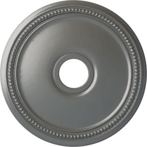 imageEkena Millwork CM18DI Diane Ceiling Medallion 18quotOD x 3 58quotID x 1 18quotP Fits Canopies up to 5 38quot Factory PrimedSilver Metallic Series