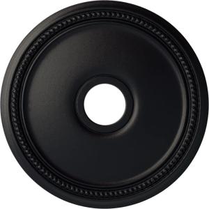 imageEkena Millwork CM18DI Diane Ceiling Medallion 18quotOD x 3 58quotID x 1 18quotP Fits Canopies up to 5 38quot Factory PrimedSteel Gray Metallic Series