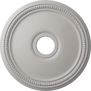 imageEkena Millwork CM18DI Diane Ceiling Medallion 18quotOD x 3 58quotID x 1 18quotP Fits Canopies up to 5 38quot Factory PrimedUltra Pure White Flat Finish