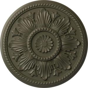 imageEkena Millwork CM18ED 18Inch OD x 5 12Inch ID x 1 34Inch Edinburgh Ceiling Medallion PrimedHandPainted Witch Hazel