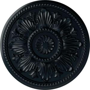 imageEkena Millwork CM18ED 18Inch OD x 5 12Inch ID x 1 34Inch Edinburgh Ceiling Medallion PrimedHandpainted Night Shade
