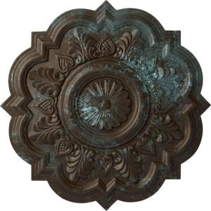 imageEkena Millwork CM20DR 20 14Inch OD x 5Inch ID x 1 12Inch P Deria Ceiling MedallionBronze Blue Patina Metallic Series