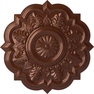 imageEkena Millwork CM20DR 20 14Inch OD x 5Inch ID x 1 12Inch P Deria Ceiling MedallionCopper Penny Metallic Series