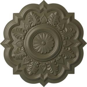 imageEkena Millwork CM20DR 20 14Inch OD x 5Inch ID x 1 12Inch P Deria Ceiling MedallionPainted Turtle Flat Finish