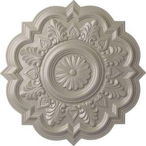 imageEkena Millwork CM20DR 20 14Inch OD x 5Inch ID x 1 12Inch P Deria Ceiling MedallionPearl White Metallic Series