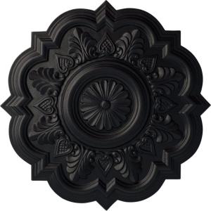 imageEkena Millwork CM20DR 20 14Inch OD x 5Inch ID x 1 12Inch P Deria Ceiling MedallionSteel Gray Metallic Series