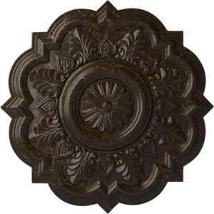imageEkena Millwork CM20DR 20 14Inch OD x 5Inch ID x 1 12Inch P Deria Ceiling MedallionStone Hearth Crackle Flat Finish