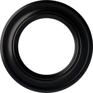 imageEkena Millwork CM20HO 20 78Inch OD x 12 78Inch ID x 1Inch Holmdel Ceiling MedallionJet Black Flat Finish