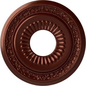 imageEkena Millwork CM20LN 20 58Inch OD x 6 14Inch ID x 1 38Inch P Lauren Ceiling MedallionAntique Copper Metallic Series