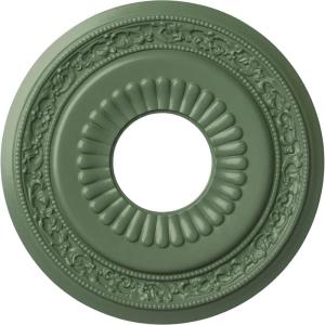 imageEkena Millwork CM20LN 20 58Inch OD x 6 14Inch ID x 1 38Inch P Lauren Ceiling MedallionAthenian Green Flat Finish