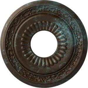 imageEkena Millwork CM20LN 20 58Inch OD x 6 14Inch ID x 1 38Inch P Lauren Ceiling MedallionBronze Blue Patina Metallic Series