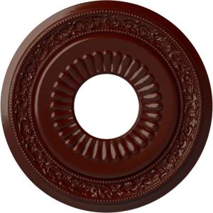 imageEkena Millwork CM20LN 20 58Inch OD x 6 14Inch ID x 1 38Inch P Lauren Ceiling MedallionBrushed Mahogany Flat Finish
