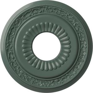 imageEkena Millwork CM20LN 20 58Inch OD x 6 14Inch ID x 1 38Inch P Lauren Ceiling MedallionCloud Burst Flat Finish