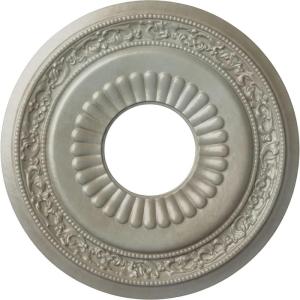 imageEkena Millwork CM20LN 20 58Inch OD x 6 14Inch ID x 1 38Inch P Lauren Ceiling MedallionFlash Gold Metallic Series