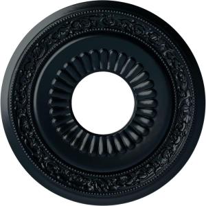 imageEkena Millwork CM20LN 20 58Inch OD x 6 14Inch ID x 1 38Inch P Lauren Ceiling MedallionNight Shade Flat Finish