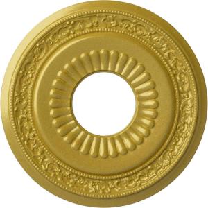 imageEkena Millwork CM20LN 20 58Inch OD x 6 14Inch ID x 1 38Inch P Lauren Ceiling MedallionRich Gold Metallic Series