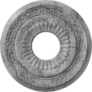 imageEkena Millwork CM20LN 20 58Inch OD x 6 14Inch ID x 1 38Inch P Lauren Ceiling MedallionUltra Pure White Crackle Flat Finish