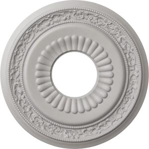 imageEkena Millwork CM20LN 20 58Inch OD x 6 14Inch ID x 1 38Inch P Lauren Ceiling MedallionUltra Pure White Flat Finish