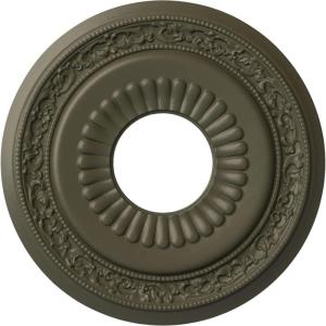 imageEkena Millwork CM20LN 20 58Inch OD x 6 14Inch ID x 1 38Inch P Lauren Ceiling MedallionWitch Hazel Flat Finish