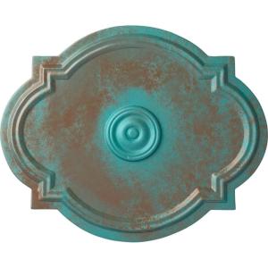 imageEkena Millwork CM21WA Waltz Ceiling MedallionCopper Green Patina Metallic Series
