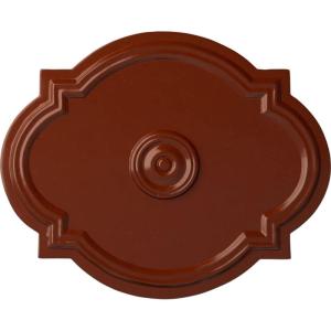 imageEkena Millwork CM21WA Waltz Ceiling MedallionFirebrick Flat Finish